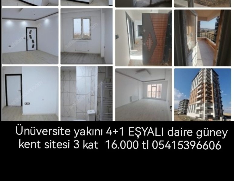 KİRALIK hastaneye ünüversite yakın kiralık 4+1 EŞYALI 16.000.tl